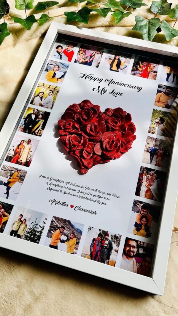 Large personalized photo frames
