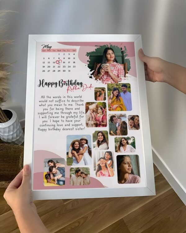 Personalized Birthday Collage Frame