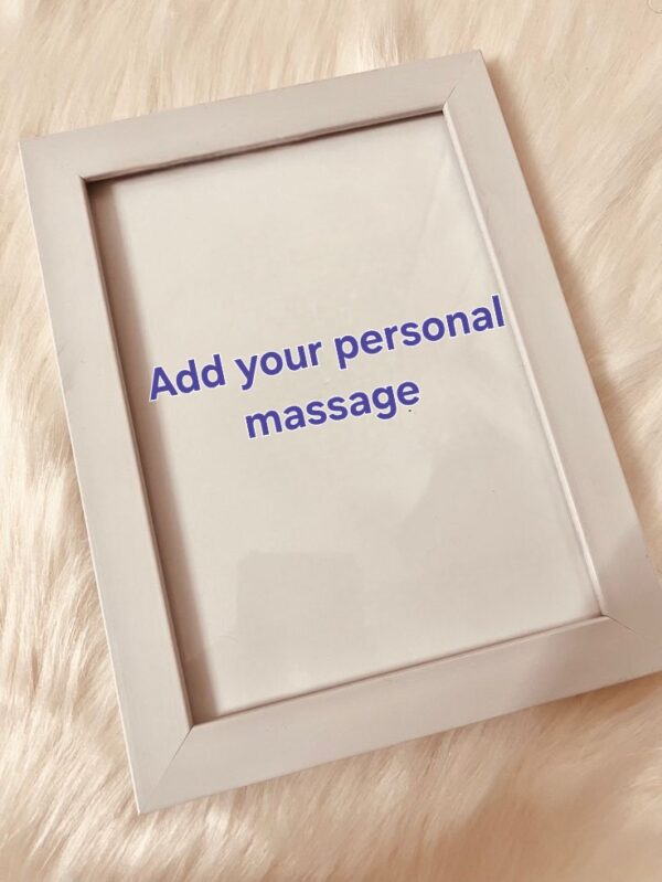 Custom Message Photo Frame
